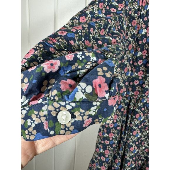 Trovata Womens Multicolor Floral Porcelain Ivy Shirtdress Yulia Dress Medium - Picture 4 of 12